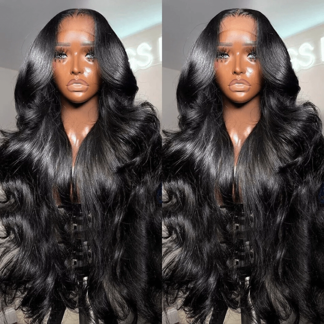 24 Hours Shipping 30inch=$199 Tiktokers Recommend 180% Density Body Wave HD  Lace Frontal Wig Pre Bleached Glueless Wigs