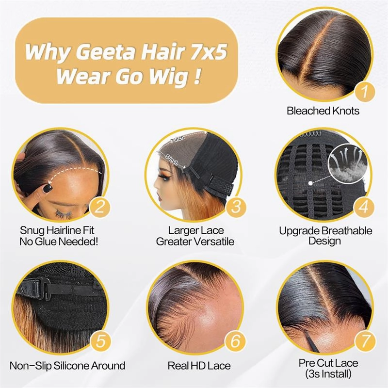 24 Hours Shipping Highlight Brown Glueless G1B/30 Color Body Wave 13x4 HD Lace Front Wig Pre Plucked 180% Density