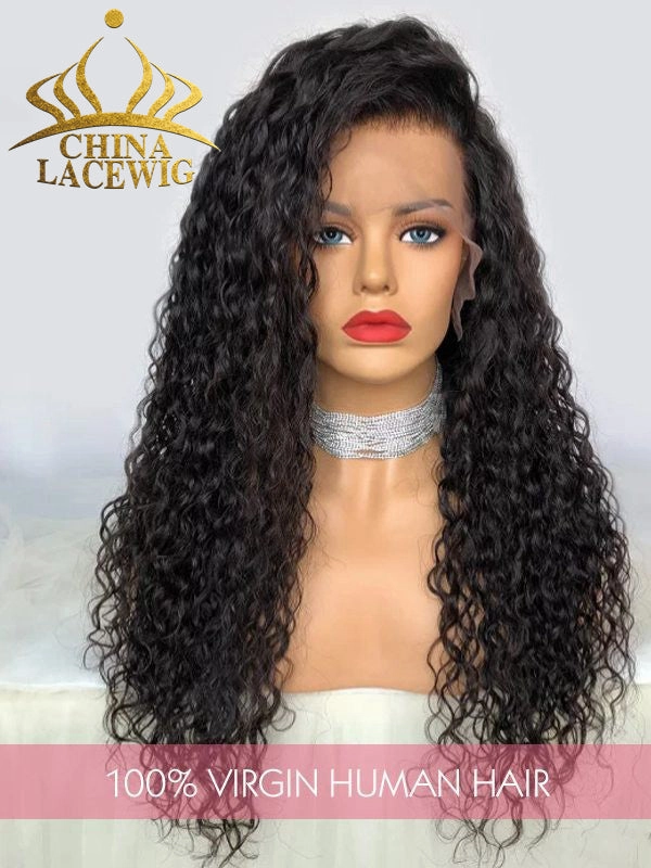 24hrs shipping Brazilian Virgin Hair Wigs Undetectable HD Lace Curly Style 13x6 Lace Front Wigs NCF173