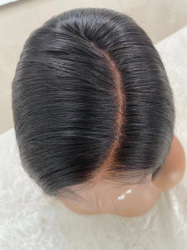 24hrs shipping Chinalacewig 100% Human Virgin Hair Short Bob Style C-part Lace Front Wigs CF551