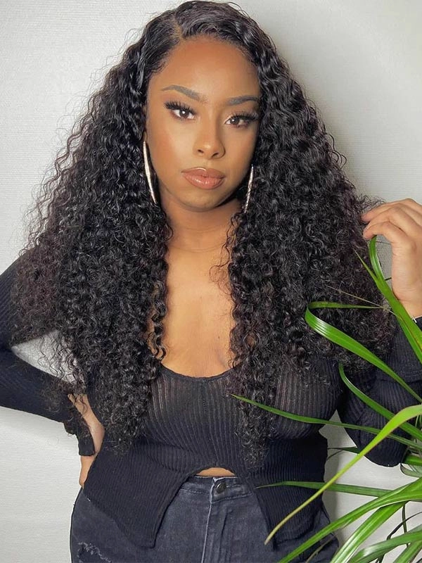 24hrs shipping Chinalacewig Undetectable HD Lace 13x6  Lace Wigs Virgin Hair Tint Curly Hair NCF78