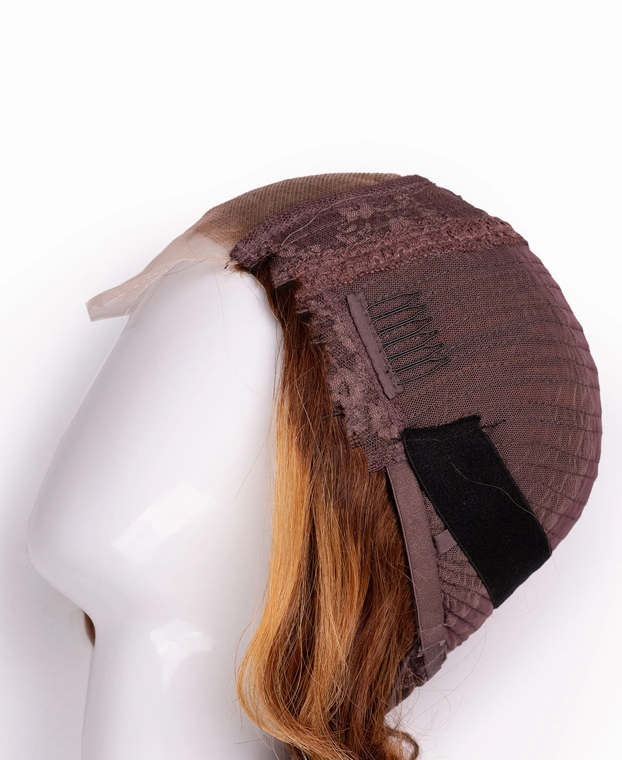 4x4 lace front wig - 10" - blonde with face-framing highlights.