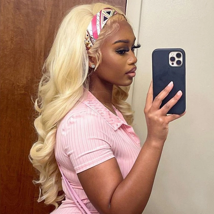 613 Hair Headband Body Wave Human Hair Wigs Glueless Brazilian Virgin Hair Wig