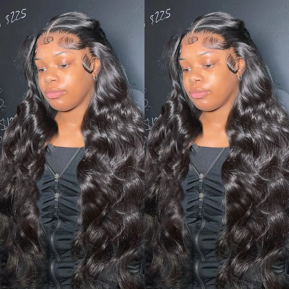 $199=30inch 13x4 HD Lace Front Loose Deep Wave Glueless Human Hair Wig Long Loose Wave HD Lace Wigs No Code Needed