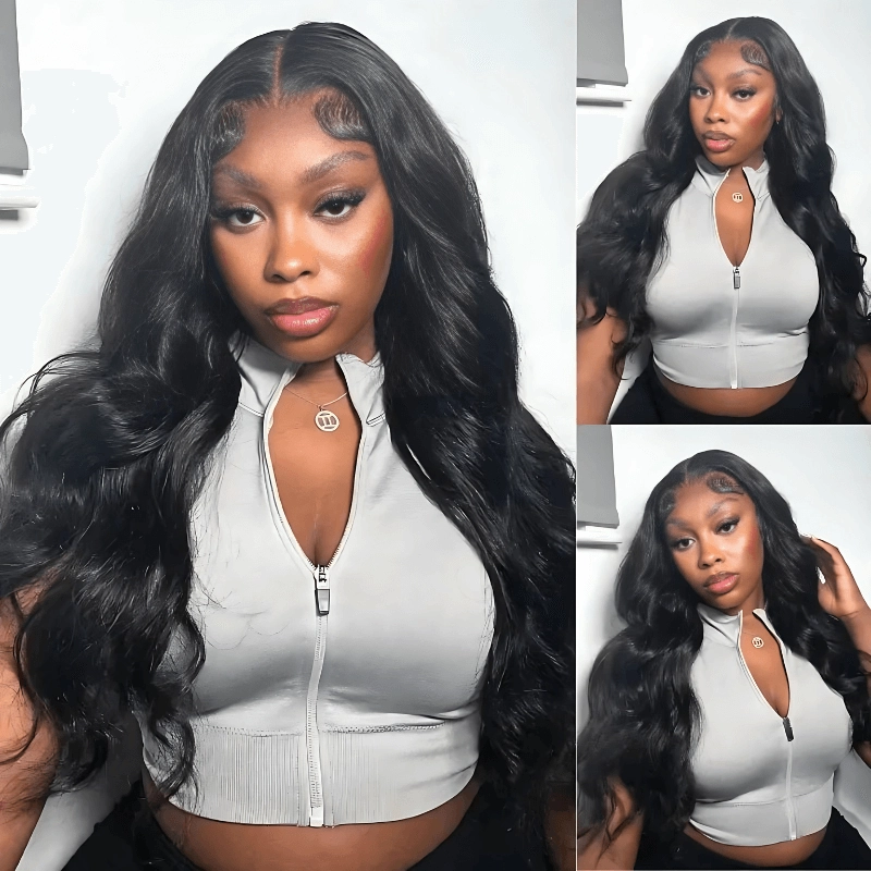 $199=30inch Tiktokers Recommend 180% Density Body Wave HD Lace Frontal Wig Pre Bleached Glueless Wigs-Geeta Hair