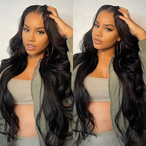 $199=30inch Tiktokers Recommend 180% Density Body Wave HD Lace Frontal Wig Pre Bleached Glueless Wigs-Geeta Hair