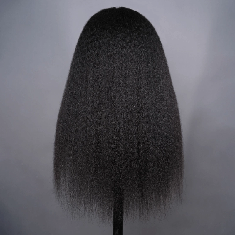 [3 In 1 Half Wig] Geeta Kinky Straight Flip Over Half Wig Invisi Drawstring Glueless Put On And Go Wig Flash Sale
