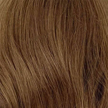 A short brown vintage style wig with waves: Rita