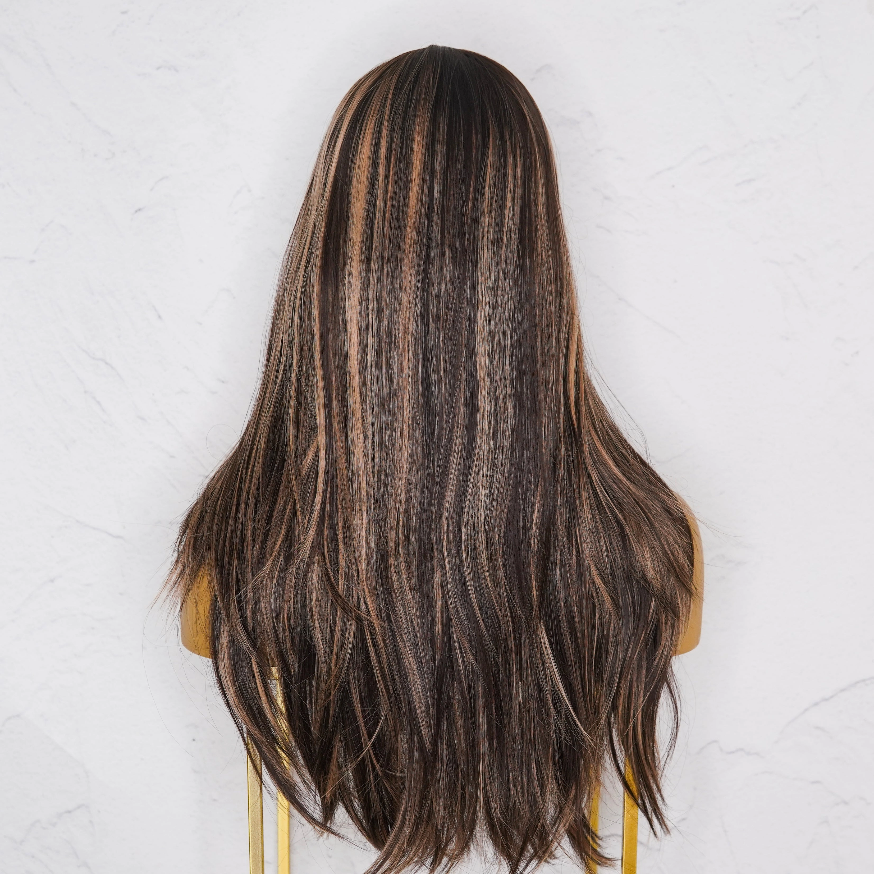 ABIGAIL Brown Ombre Lace Front Wig