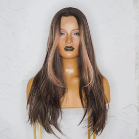 ABIGAIL Brown Ombre Lace Front Wig