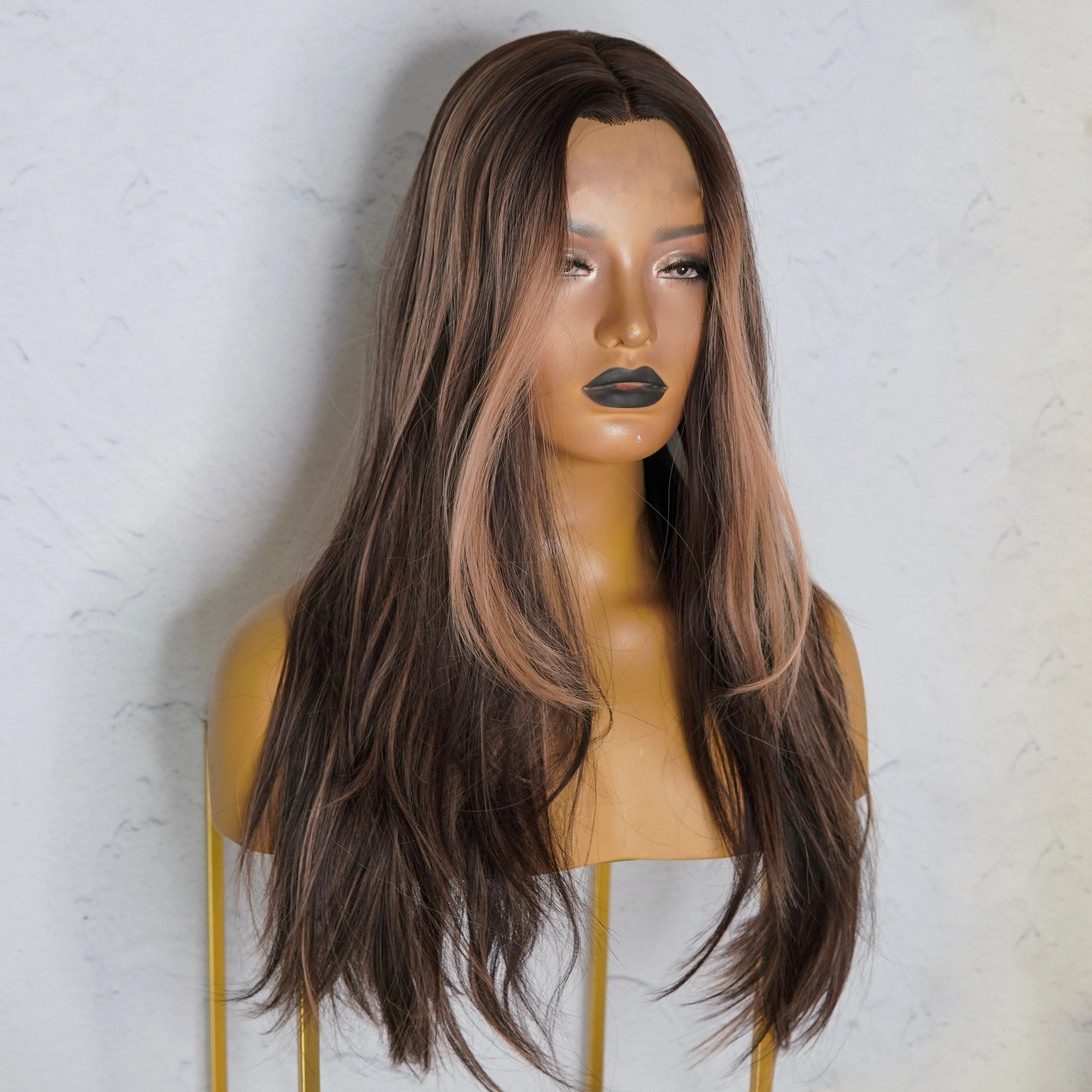 ABIGAIL Brown Ombre Lace Front Wig