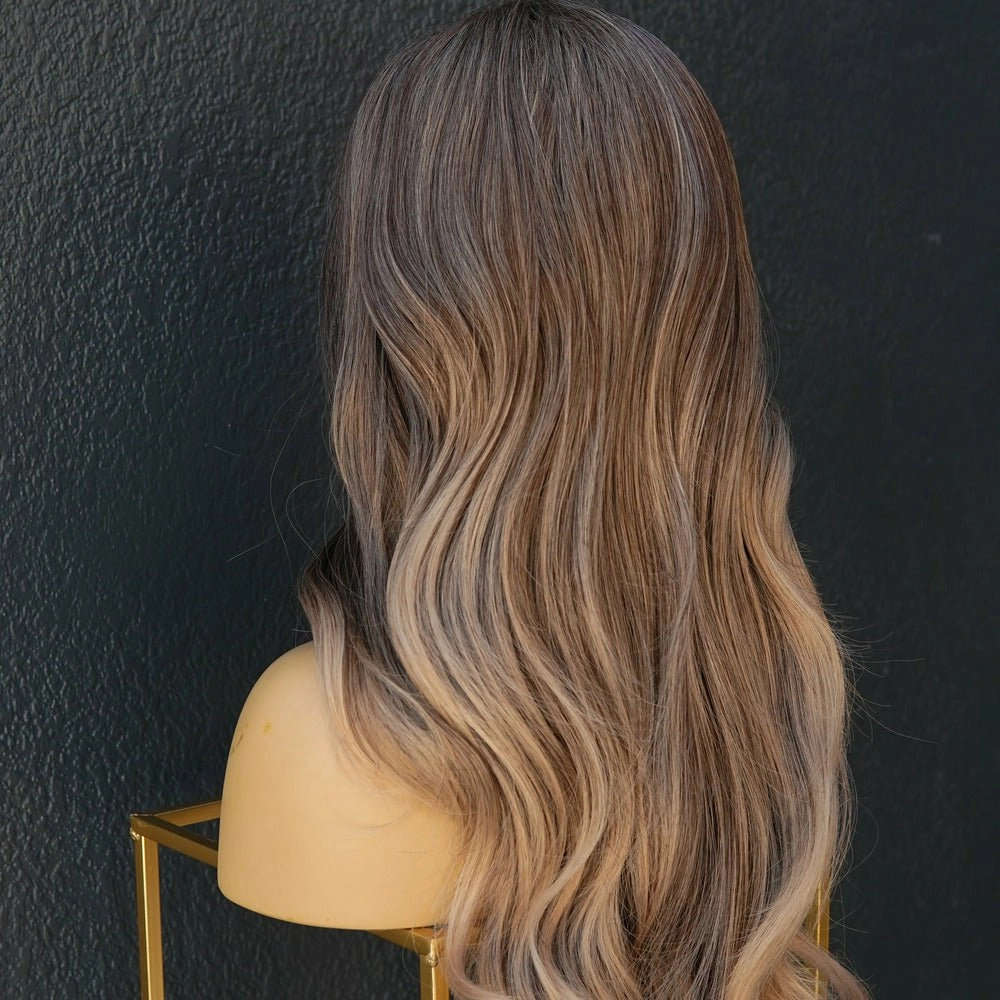ADELE Ombre Brown Fringe Wig