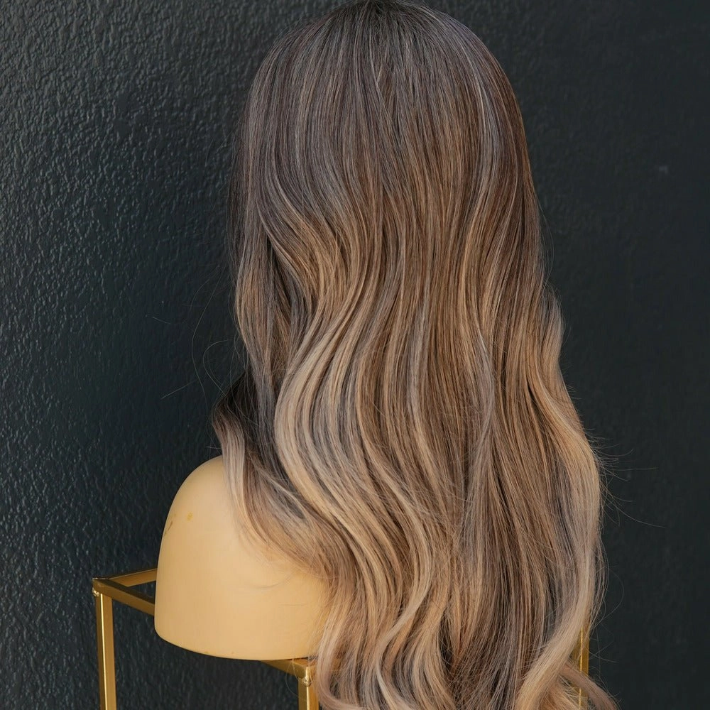 ADELE Ombre Brown Fringe Wig