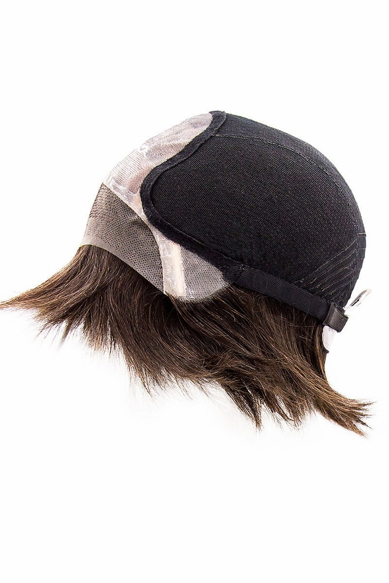 Adriana RH Petite Human Hair Mono/Hand-Tied Lace Front Wig By Belle Madame