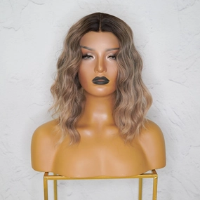 ALESSANDRA Ombre Ash Blonde Lace Front Wig