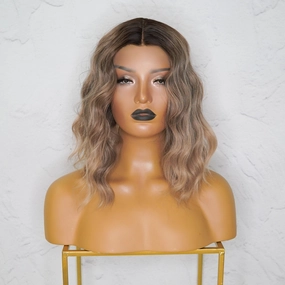 ALESSANDRA Ombre Ash Blonde Lace Front Wig