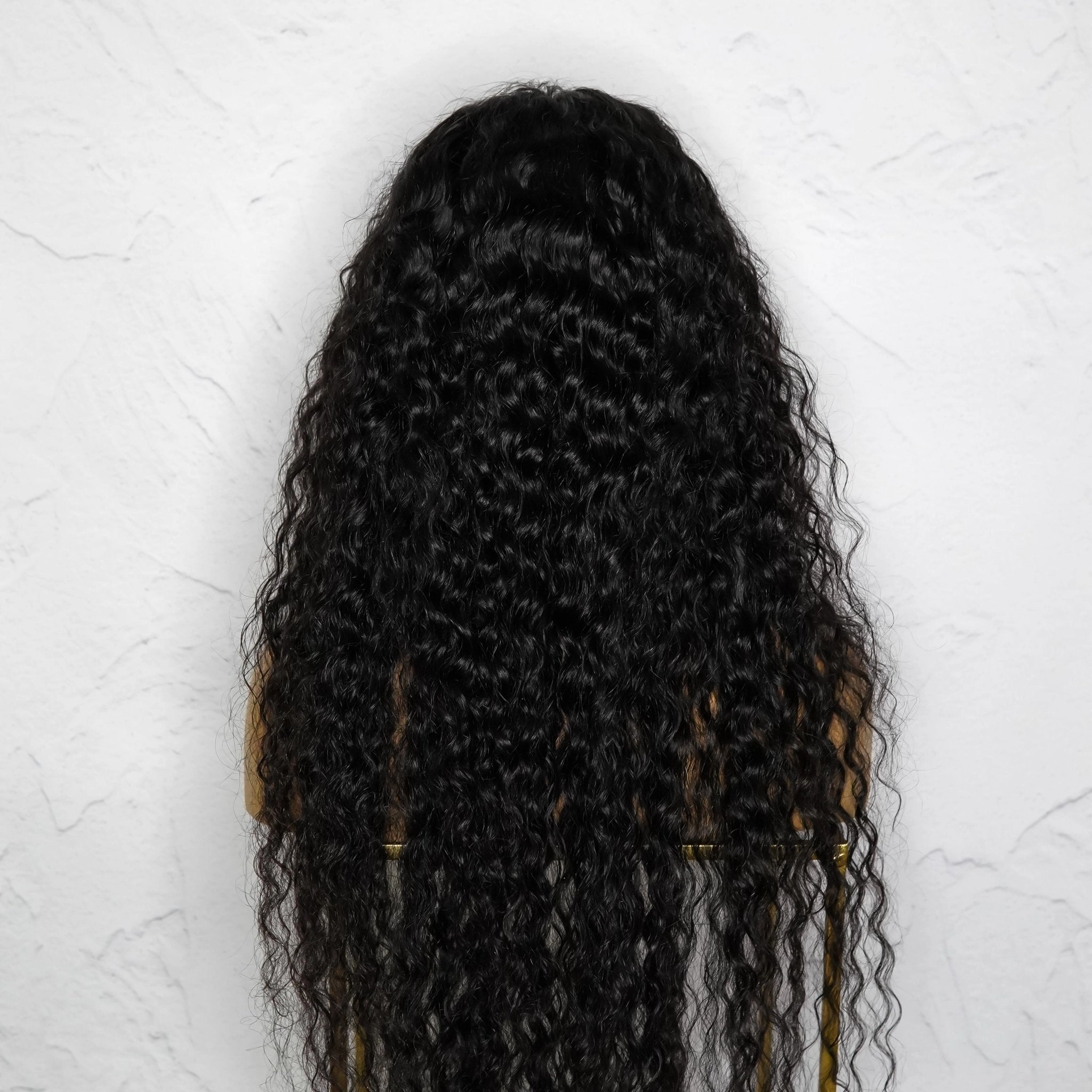 ALEX Natural Black Raw Curl Human Hair Lace Front Wig