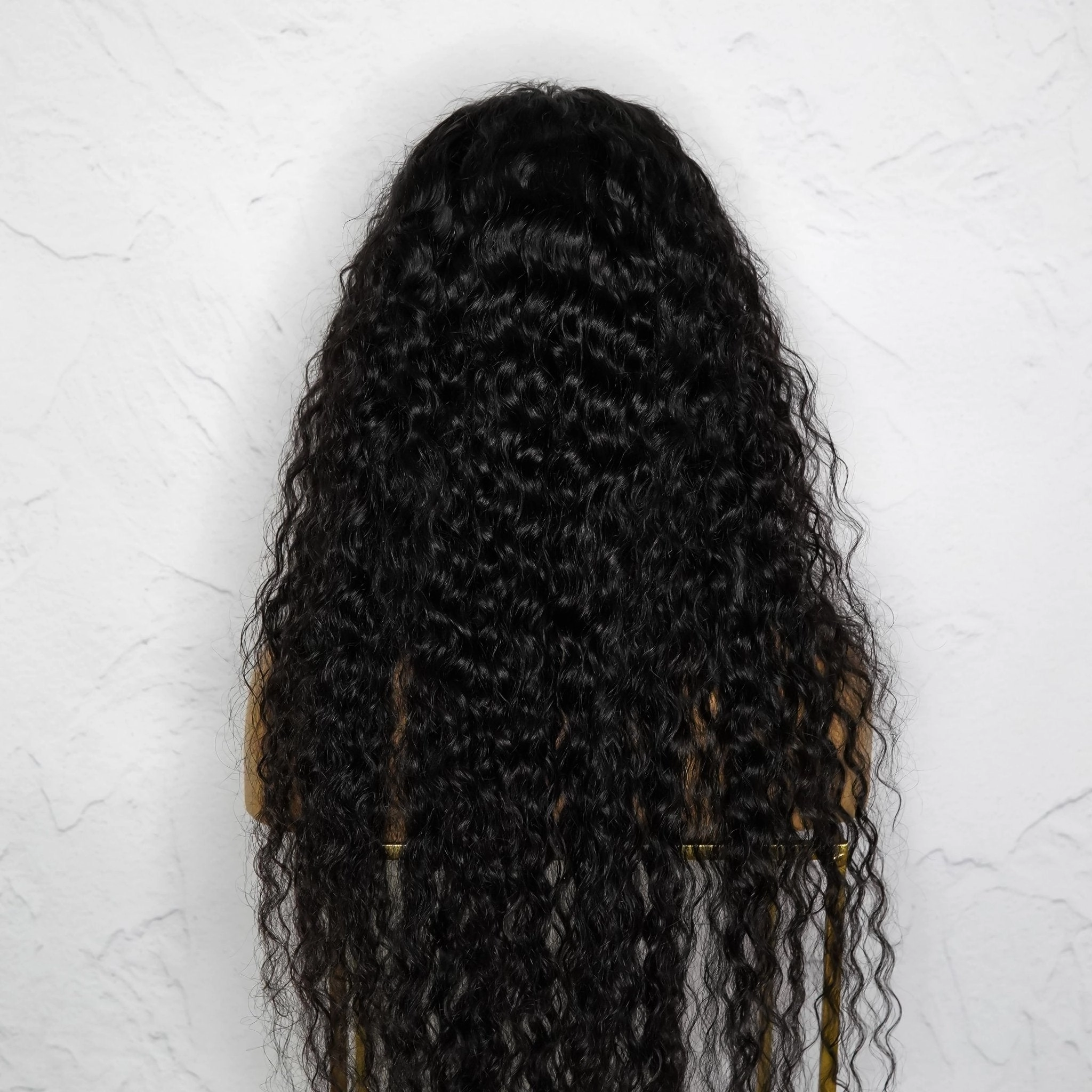 ALEX Natural Black Raw Curl Human Hair Lace Front Wig