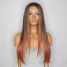 ALICIA Copper Lace Front Wig