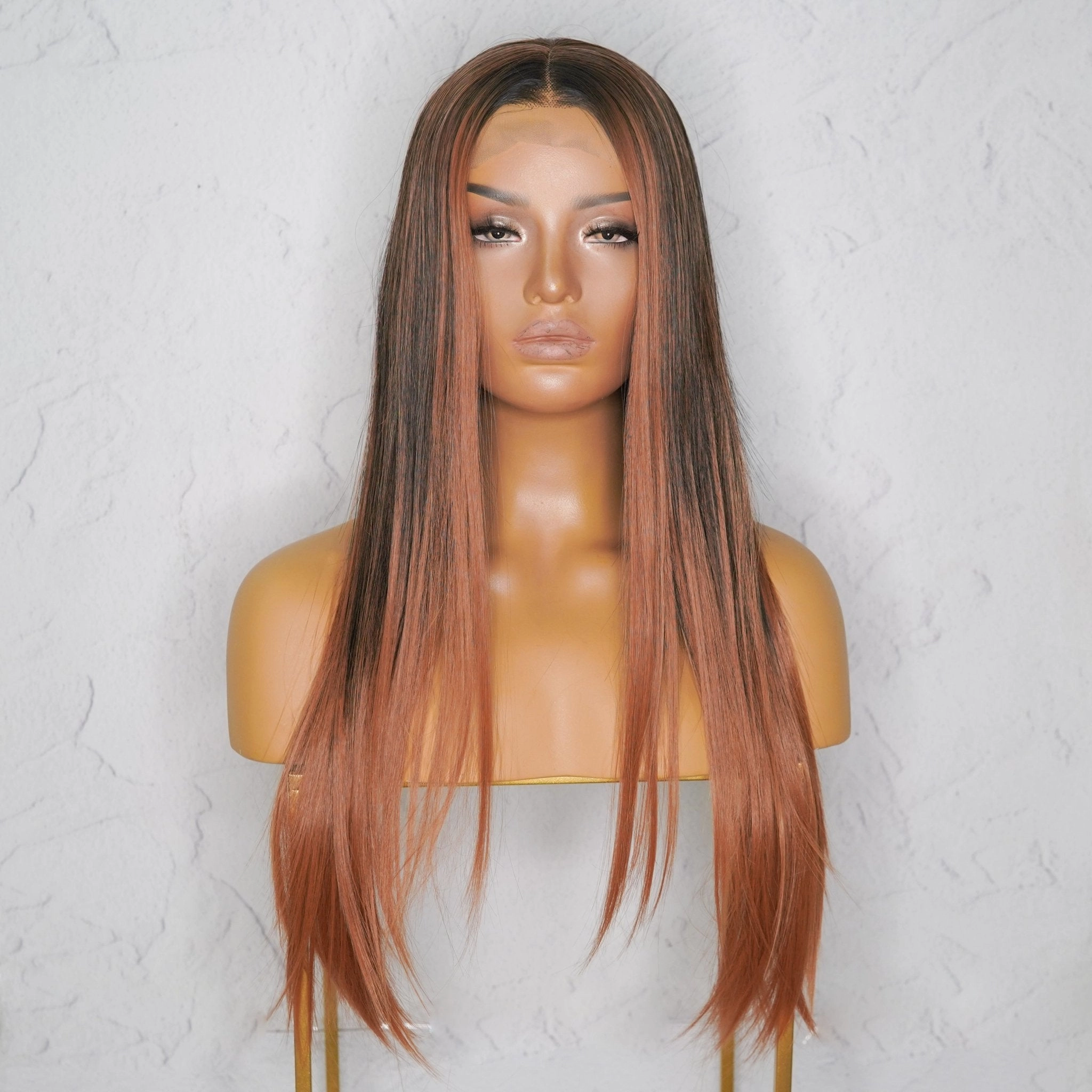 ALICIA Copper Lace Front Wig