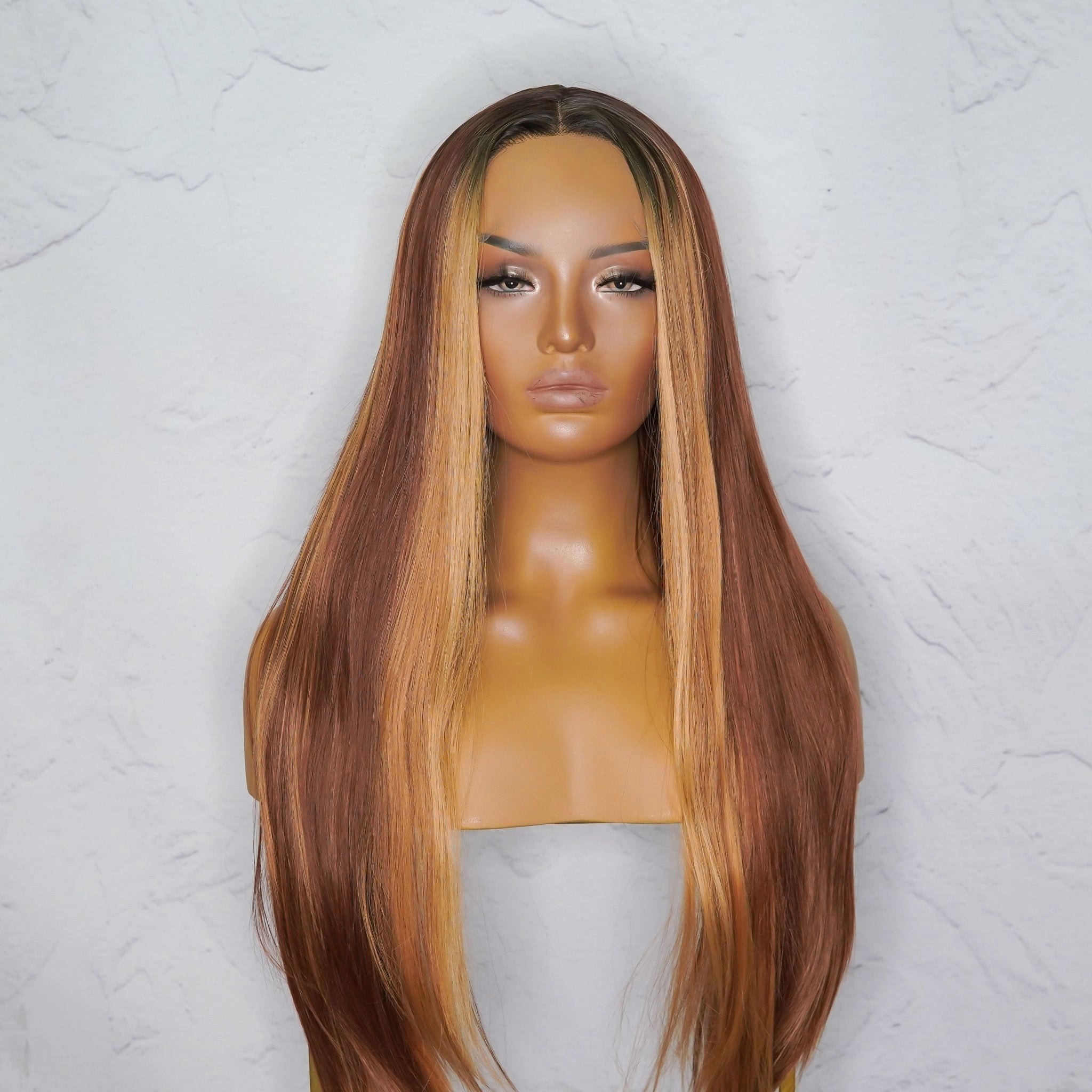 ALICIA Ombre Ginger Lace Front Wig