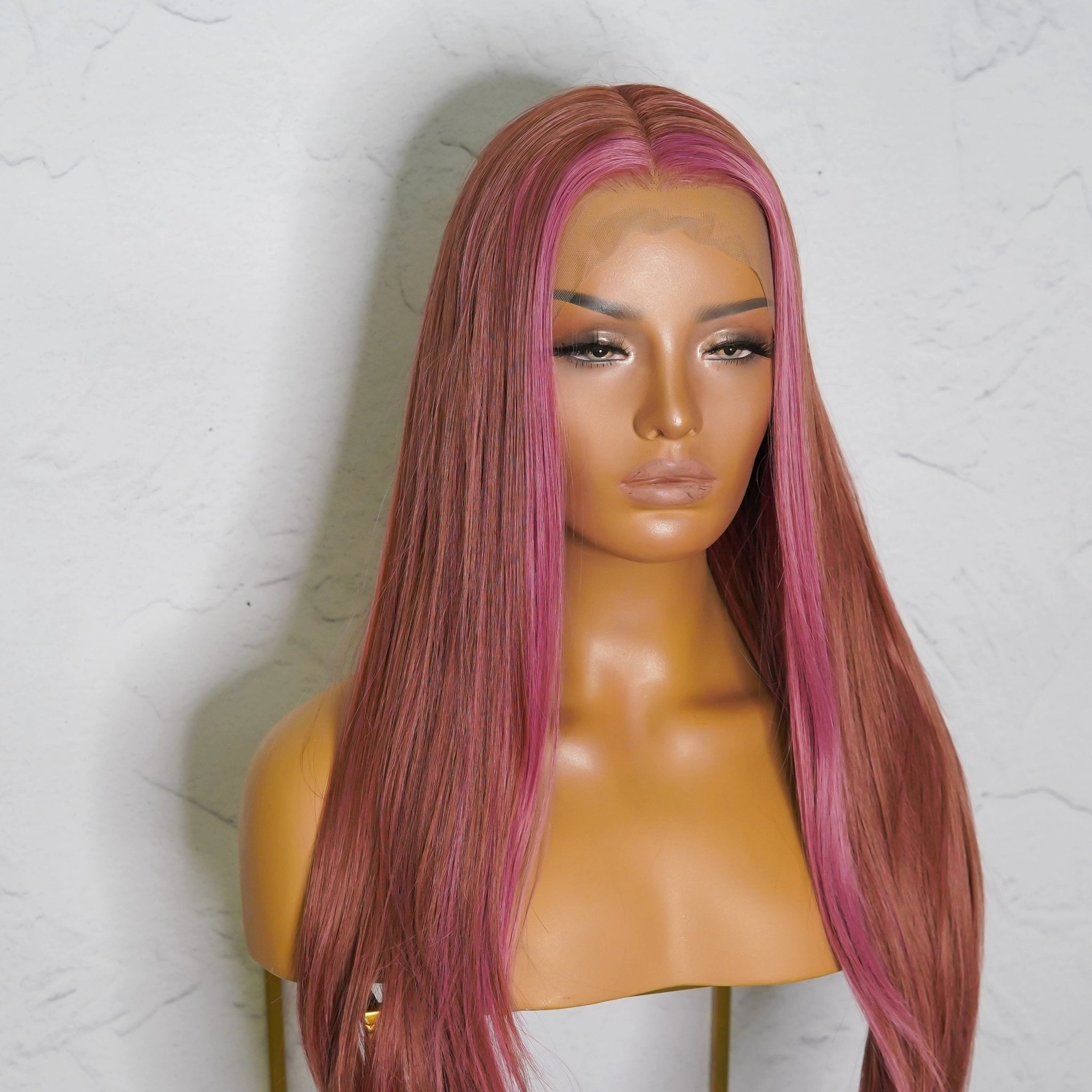 ALICIA Ombre Mauve Lace Front Wig