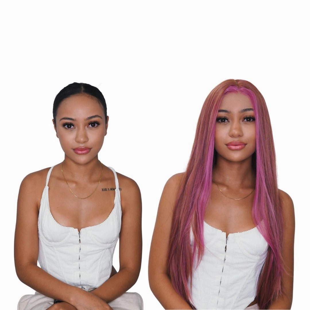 ALICIA Ombre Mauve Lace Front Wig