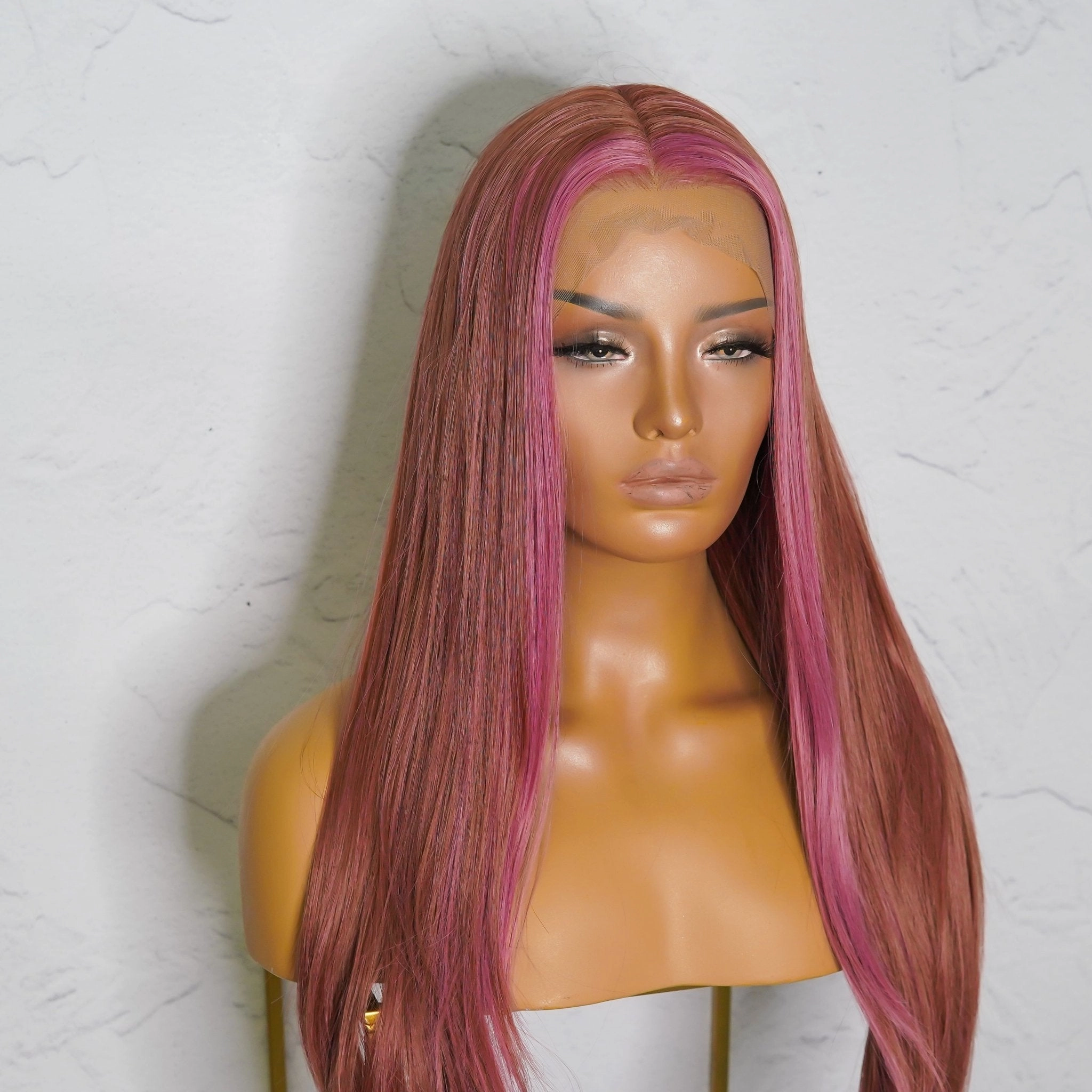 ALICIA Ombre Mauve Lace Front Wig