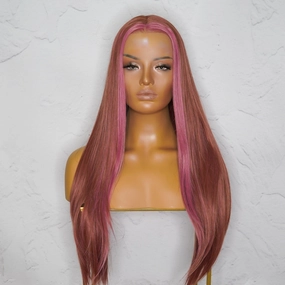 ALICIA Ombre Mauve Lace Front Wig