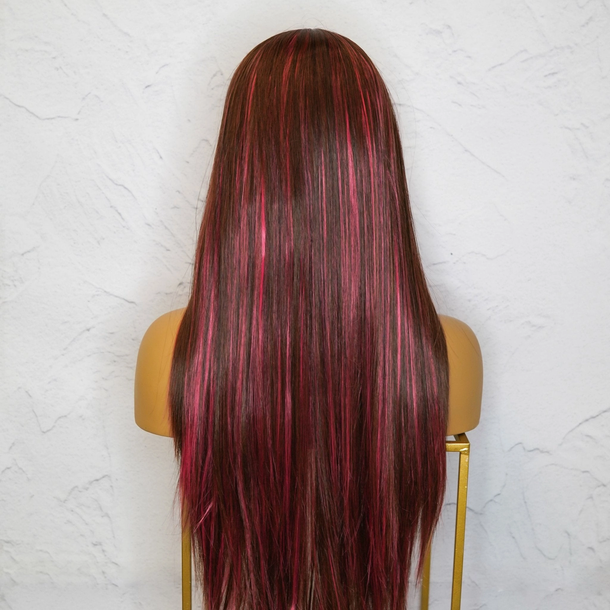 ALICIA Ombre Pink Lace Front Wig