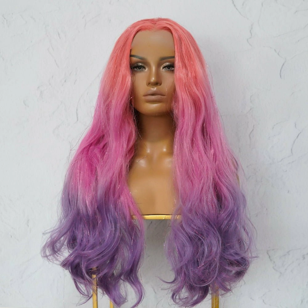 AMBER Tinsel Glitter Ombre Lace Front Wig