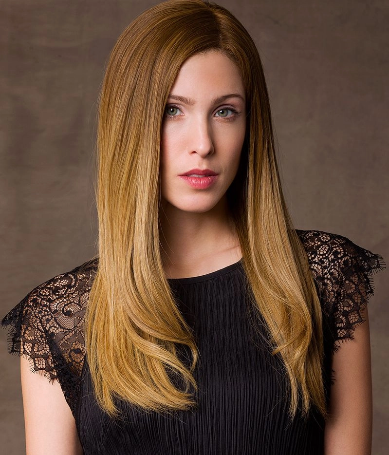 Anastasia Long RH Petite Human Hair Mono/Hand-Tied Lace Front Wig By Belle Madame