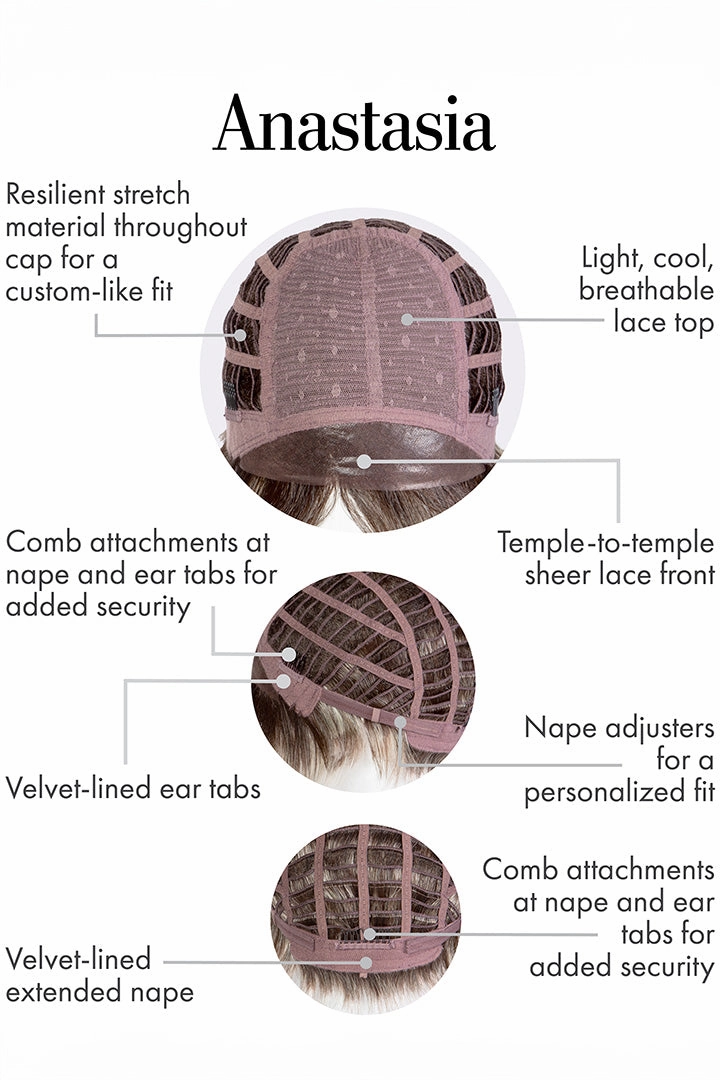 Anastasia Wig by Kim Kimble | Heat Friendly Synthetic Hair | Average Cap