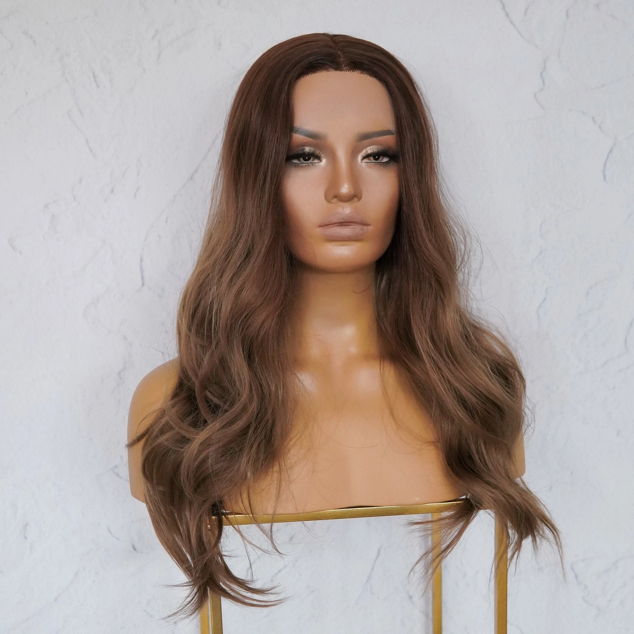 ANGELINA Ombre Brown Lace Front Wig
