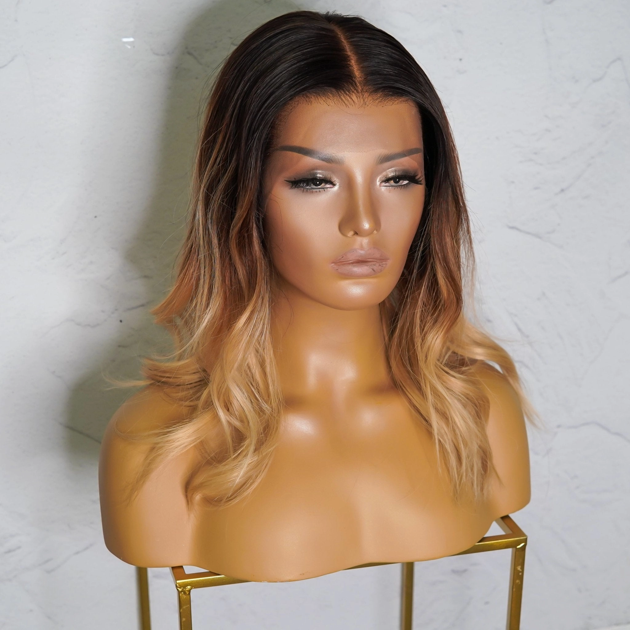 ANNABELLE OMBRE Human Hair Lace Front Wig
