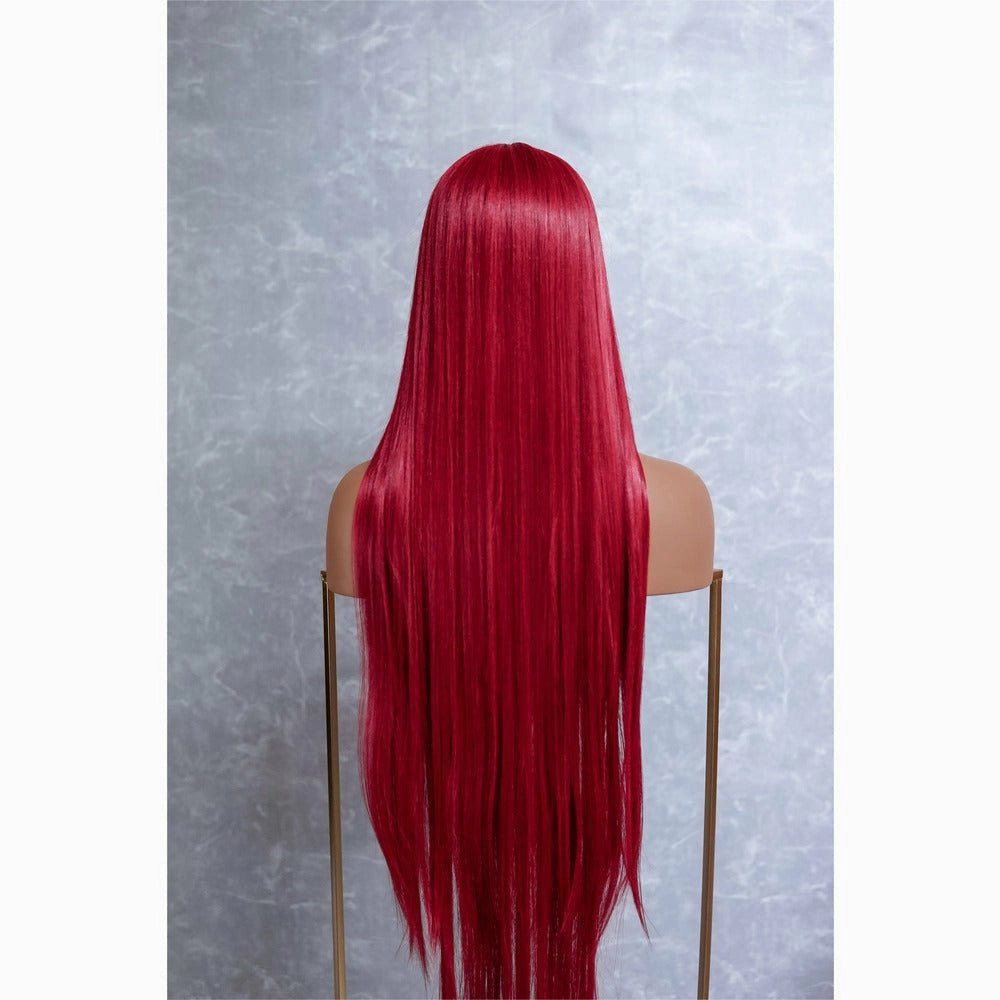 ARIEL 30" Red Lace Front Wig