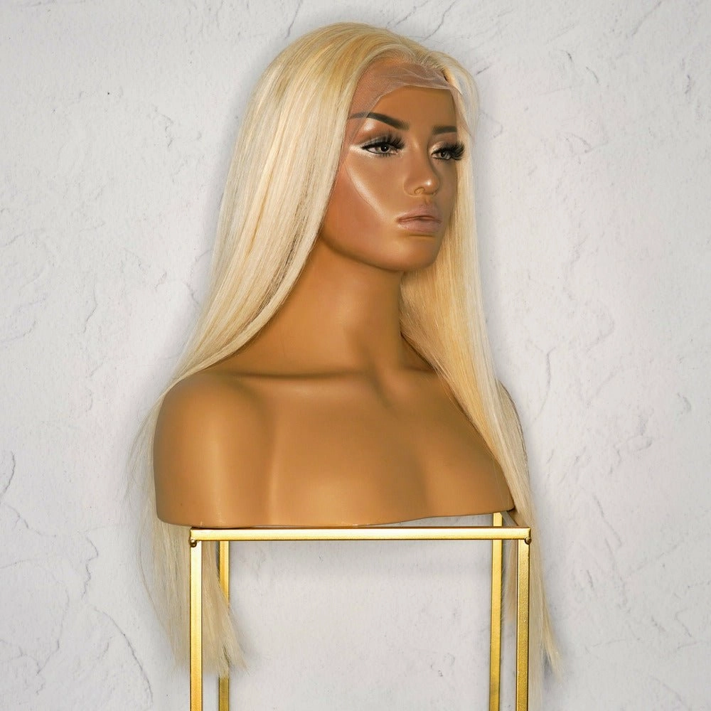 ASHANTI Blonde Human Hair Lace Front Wig