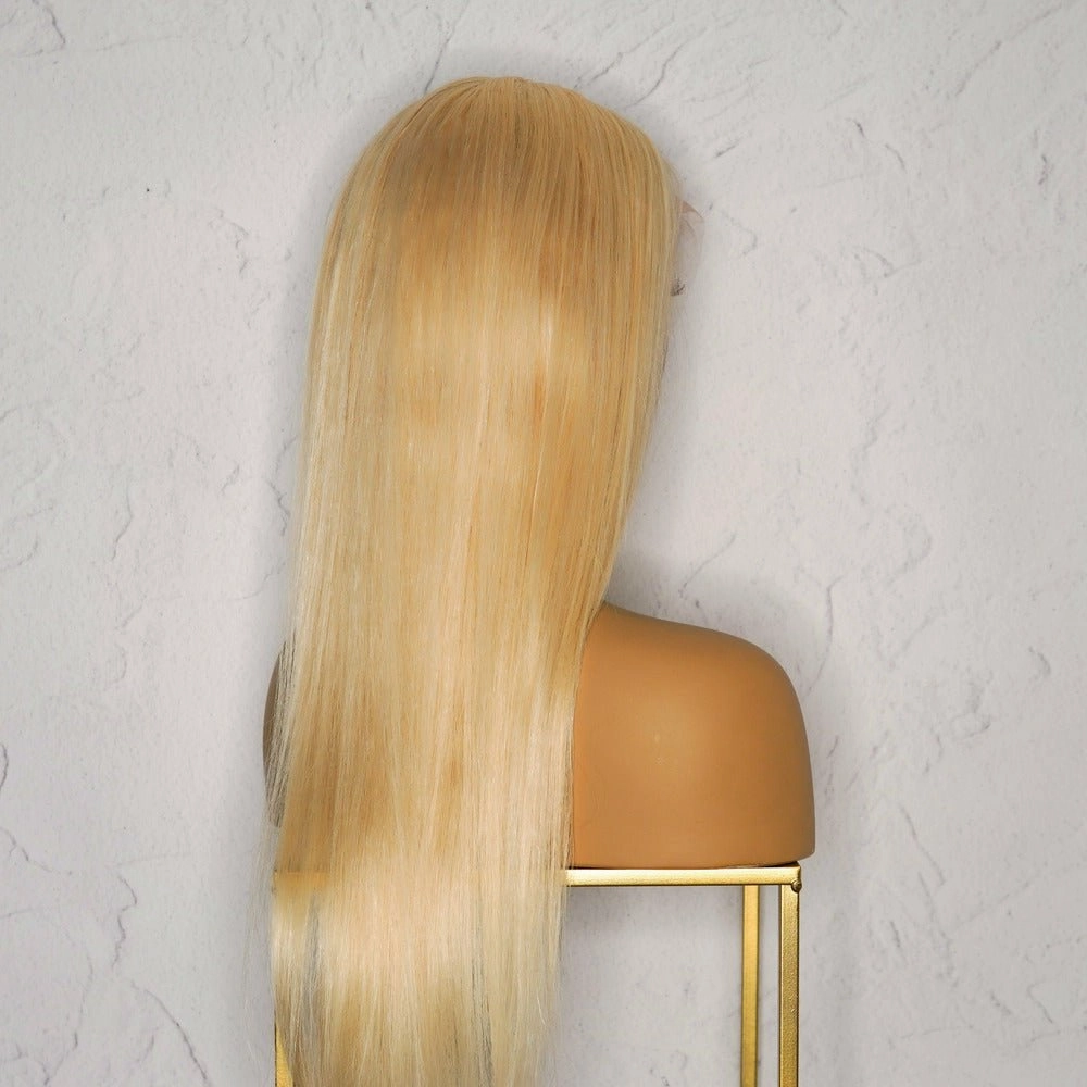 ASHANTI Blonde Human Hair Lace Front Wig