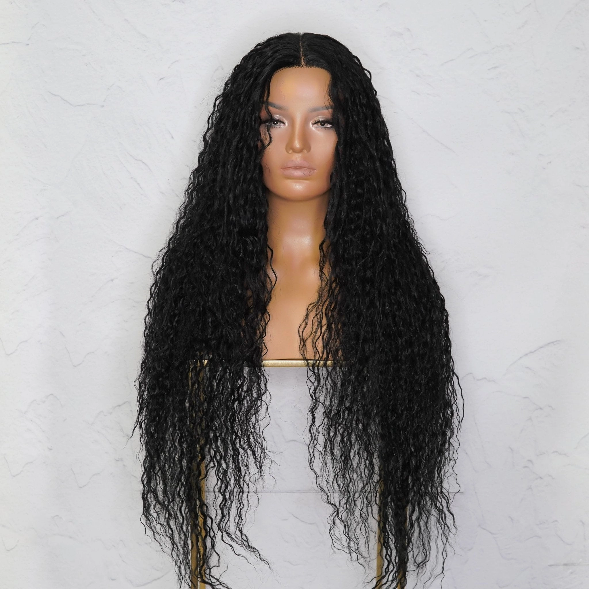 ATHENA Black Lace Front Wig