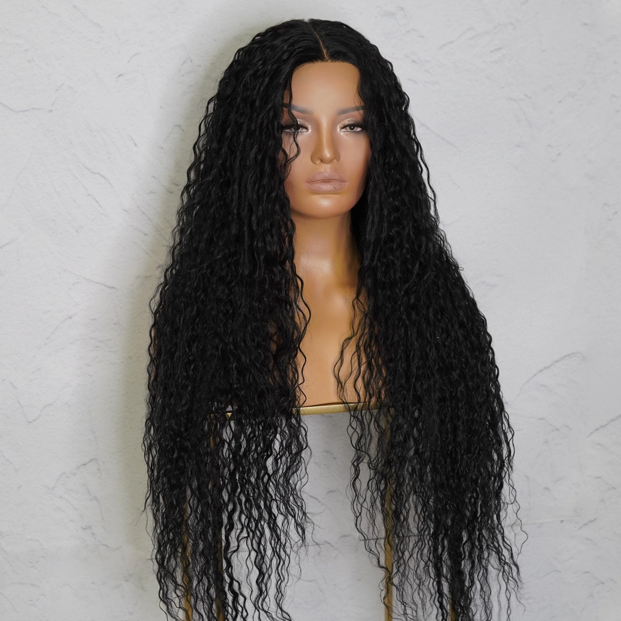 ATHENA Black Lace Front Wig