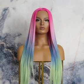 ATLANTIS Rainbow Ombre Lace Front Wig
