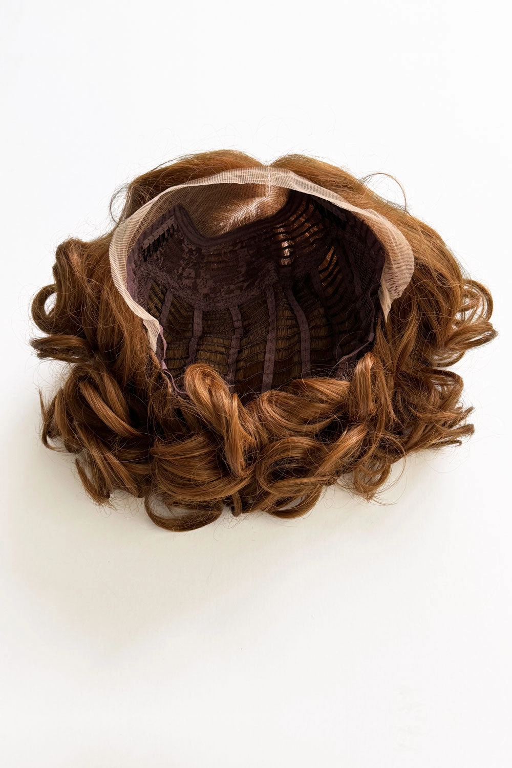 Auburn pinup wig, lace front, vintage style: Tawney