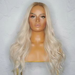 AVALON Blonde Human Hair Lace Front Wig