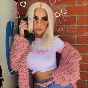 Barbie Ting Blonde Bob 14" Lace Front Wig