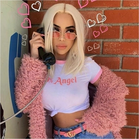 Barbie Ting Blonde Bob 14" Lace Front Wig