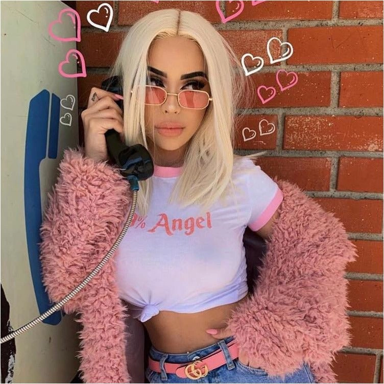 Barbie Ting Blonde Bob 14" Lace Front Wig