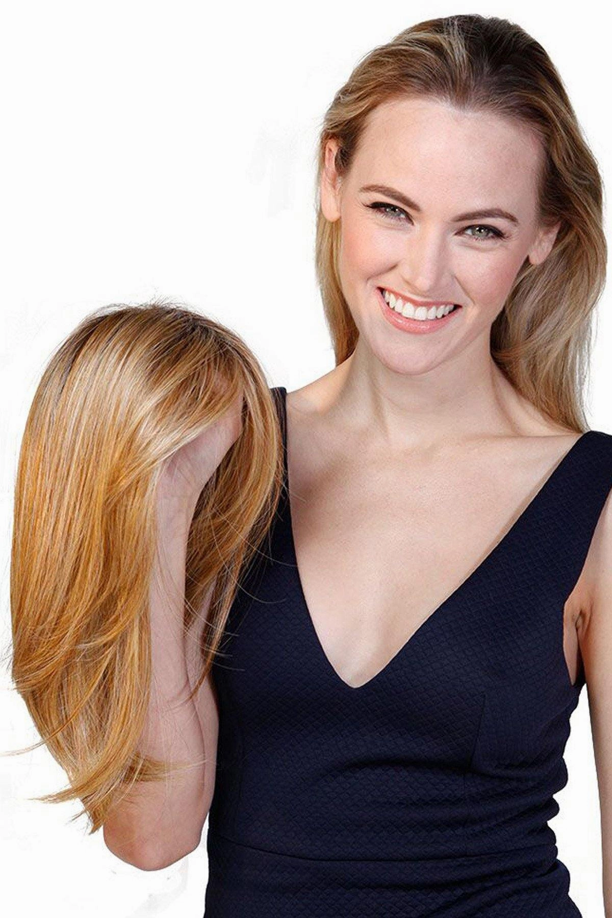 Belle Tress Toppers - Lace Front Mono Top Straight 14" (#7005)