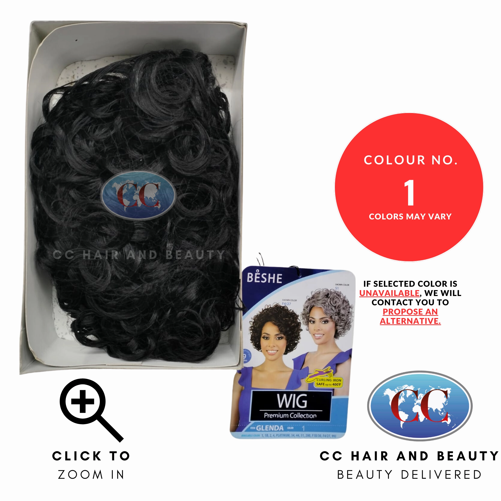 Beshe Afro Premium Collection Wig - Glenda