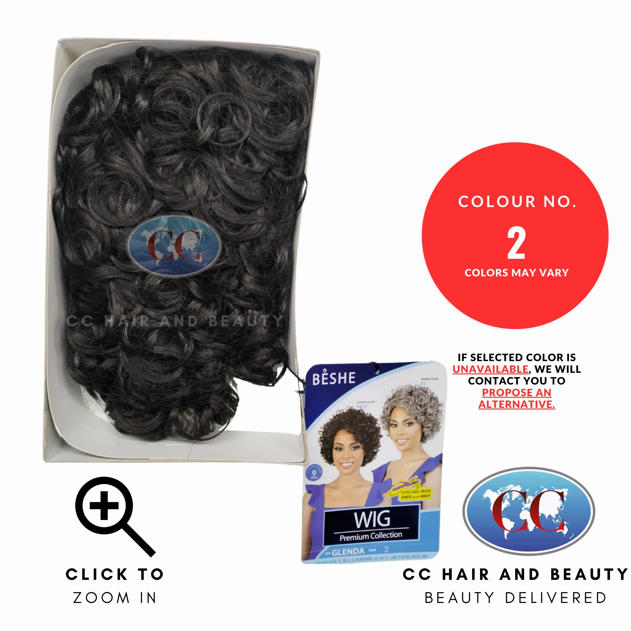 Beshe Afro Premium Collection Wig - Glenda