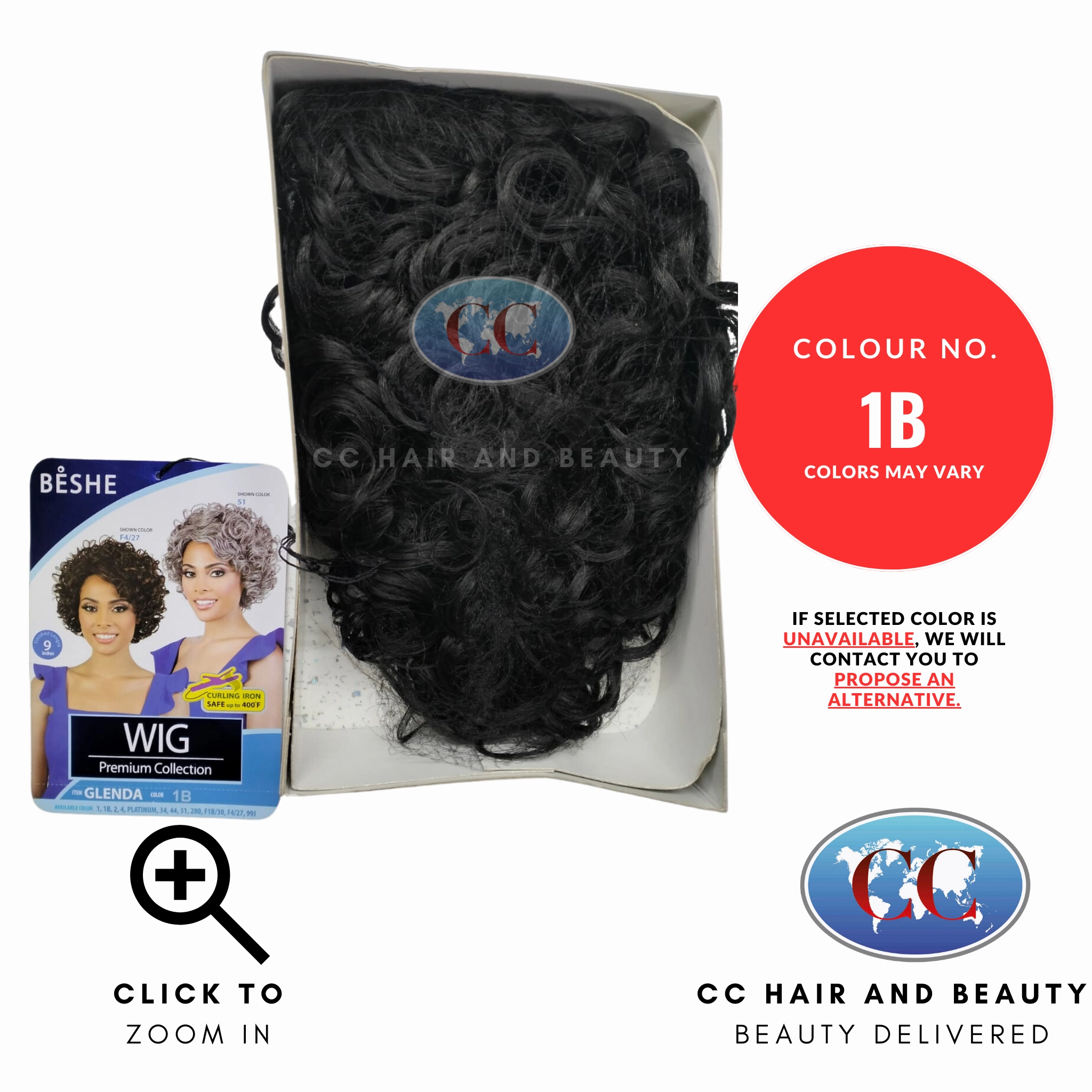 Beshe Afro Premium Collection Wig - Glenda